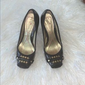 Elaine Turner Valerie  Peep Toe Pumps